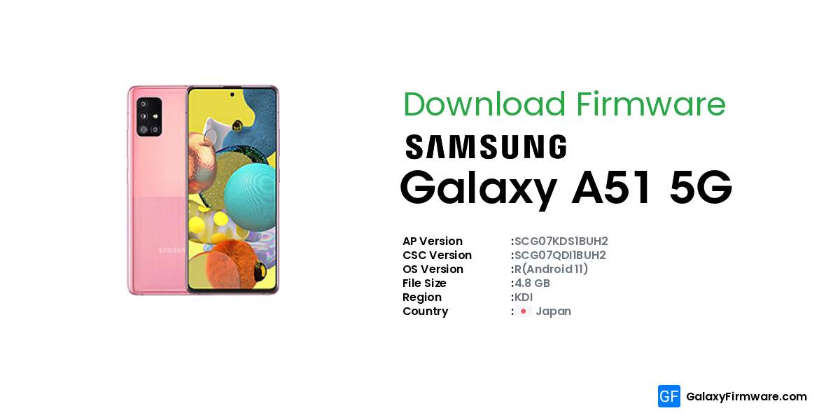 firmware samsung a51 android 11