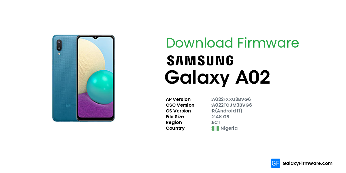 samsung galaxy a02 firmware download