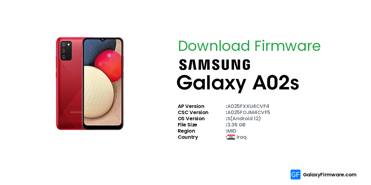 samsung a02s android 12 update download