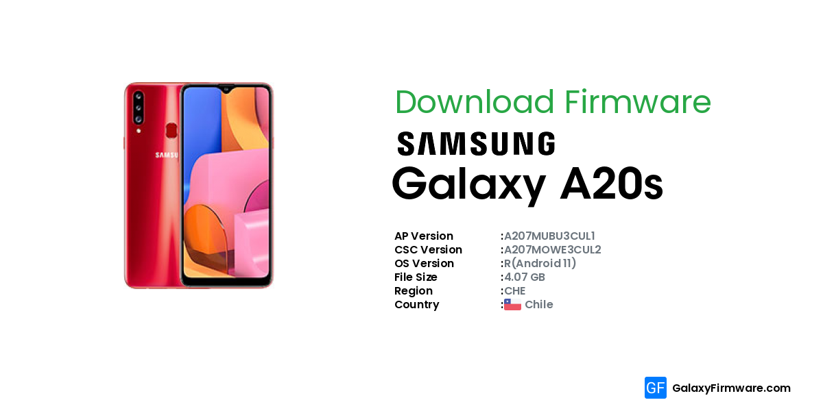 samsung a20s firmware android 11