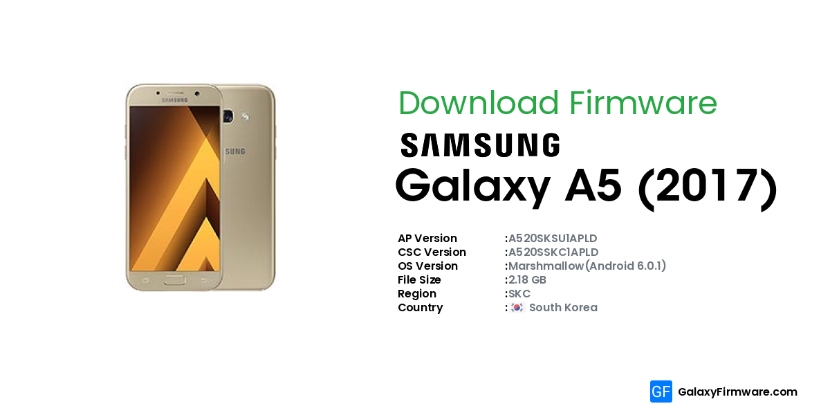 samsung a5 2017 firmware