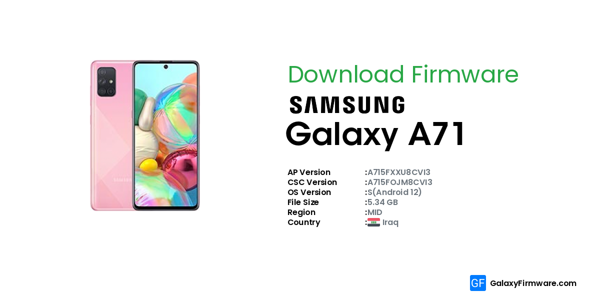 a71 firmware android 12