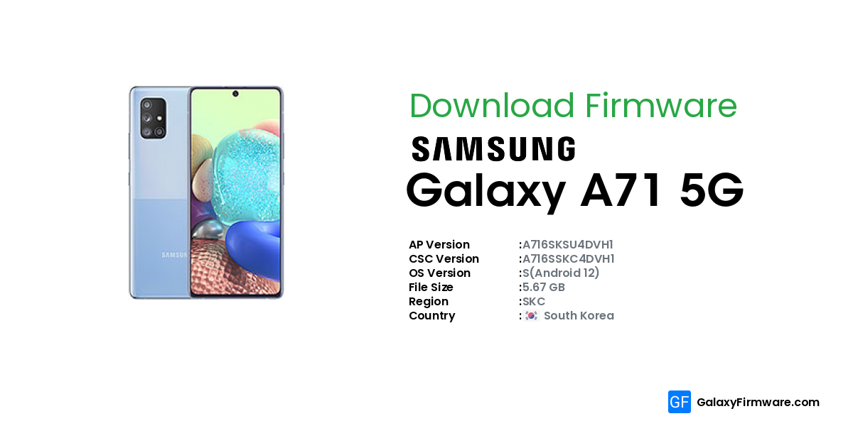 samsung a71 5g firmware