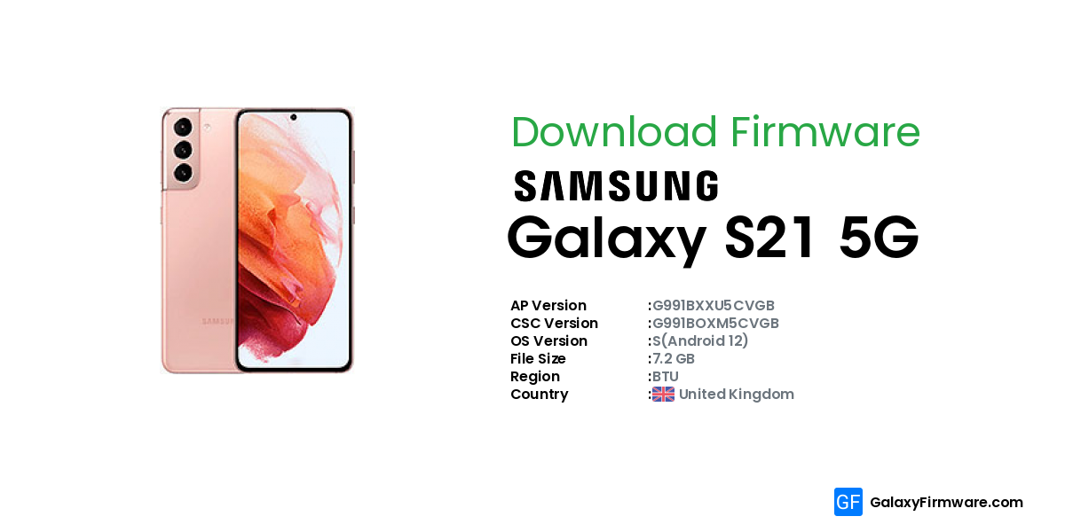 samsung galaxy s21 5g firmware download