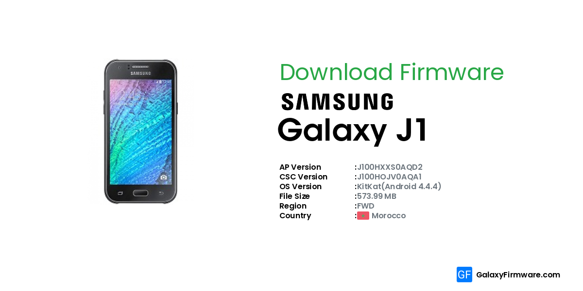 samsung galaxy j1 firmware download