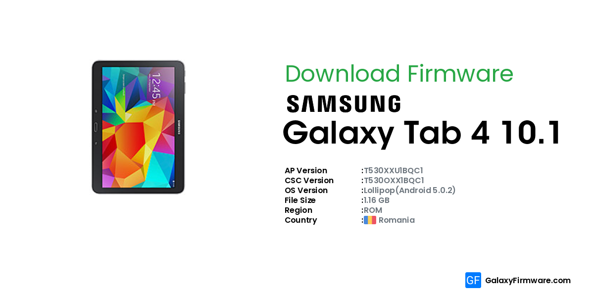 download firmware samsung galaxy tab 4 sm-t530