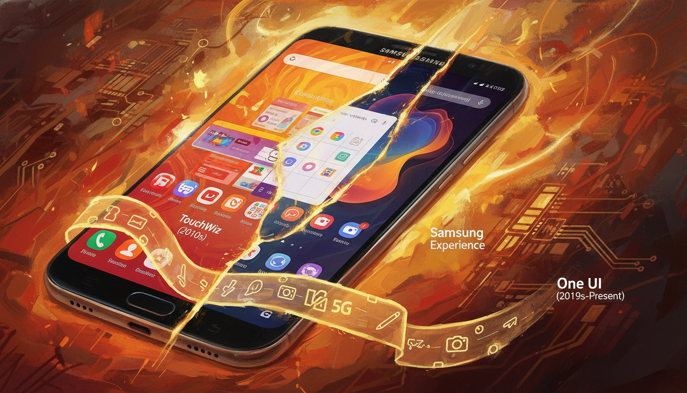 The Evolution of Samsung’s Interface: From TouchWiz to One UI