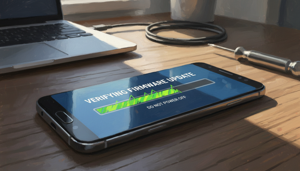 verify Samsung firmware update